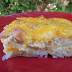 Low Fat Egg and Ham Breakfast Casserole