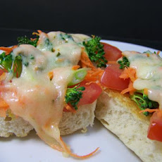 Open-Face Vegetable Sandwiches, Diabetic