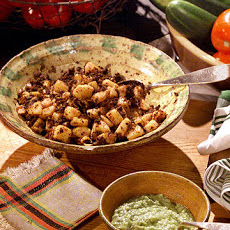 Rick's Potato and Chorizo Tacos with Avocado Salsa