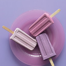 Ice Cream and Mixed-Berry Pops