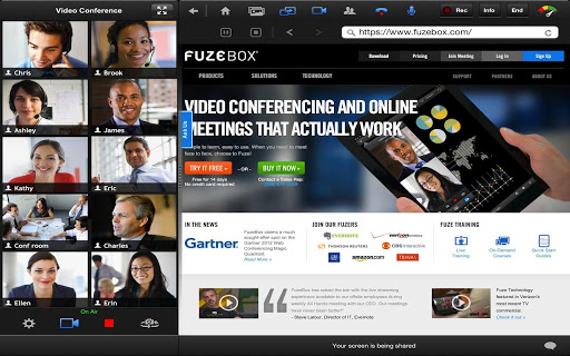 fuze-for-tablets for android screenshot