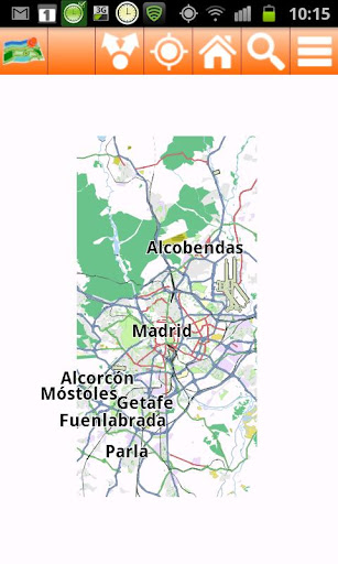 Madrid Offline mappa Map