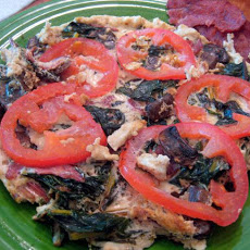 Swiss Chard and Tomato Frittata