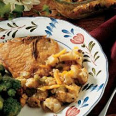 Pork Chops with Stuffing