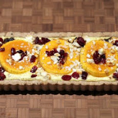 Ricotta Tart with Maple Glazed Winter Squash and Chèvre