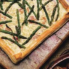 Asparagus-Ricotta Tart with Comte Cheese