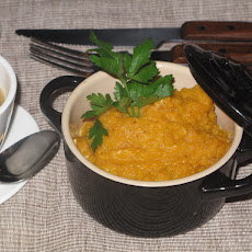 Cumin-scented puree of Autumn 'oranges'