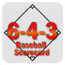 6-4-3 Baseball Scorecard mobile app icon