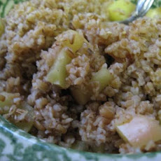 Breakfast Bulgur With Pears