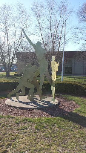 Mickey Stevens Sports Complex Statue