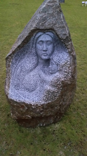 Mother and Child in Stone