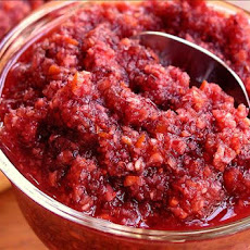 Fresh Cranberry Citrus Relish