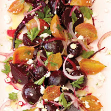 Bi-Rite Market's Roasted Beet Salad  with Pickled Onions and Feta