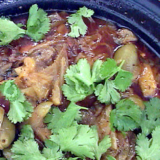 Chicken Tagine with Green Olives and Preserved Lemon