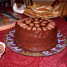 Kahlua Chocolate Cake with Pecans