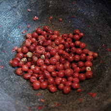 Pink Pepper Macerated Strawberries