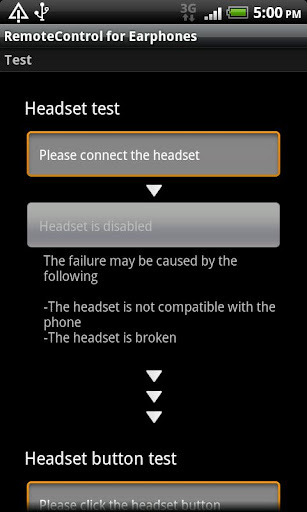 remotecontrol-for-earphones for android screenshot