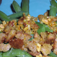 Baby Beans With Orange Crumble