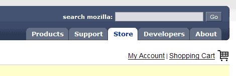 Navigation from Mozilla