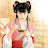 Beautiful girl painting