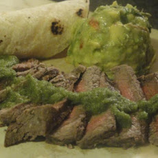 Brazilian Marinated Steaks With Chile Lime Sauce
