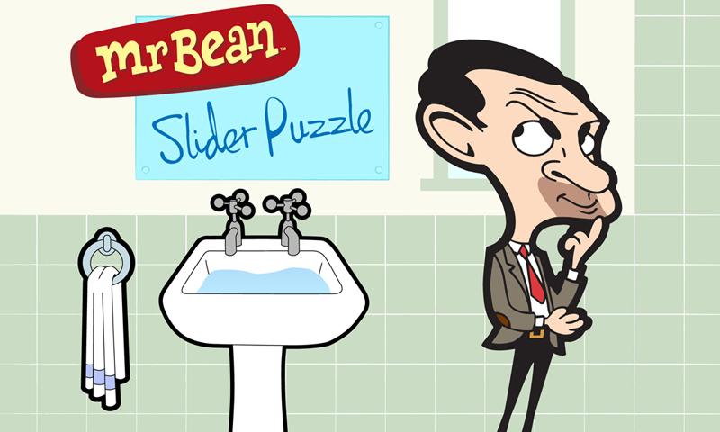 Android application Mr Bean Slider Puzzle screenshort