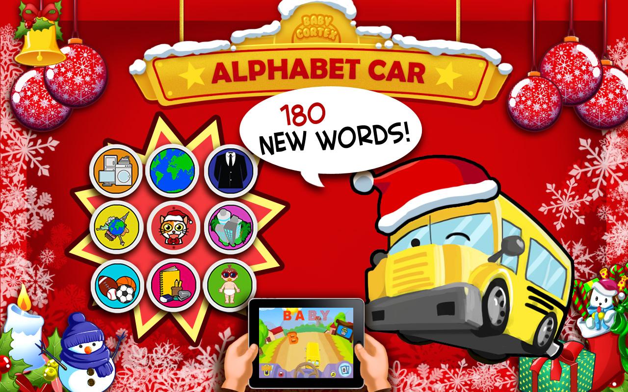 Android application Alphabet Car screenshort