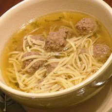 Meatball Noodle Soup