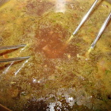 Roasted Garlic Fondue Broth