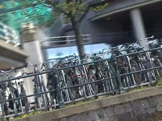 Bicycle Racks in Amsterdam