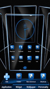 How to install Slick Launcher Theme Blue 2.6 mod apk for pc