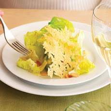Butter Lettuce Salad with Parmesan Tuiles and Almonds
