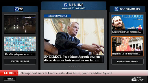 【免費新聞App】20 Minutes pour TV Connectées-APP點子