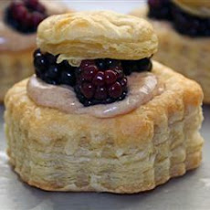 Blackberry Puff Pastry Tarts