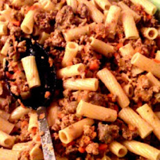 Rigatoni with Cheese and Italian Sausage