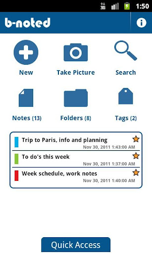 b-noted Notes App