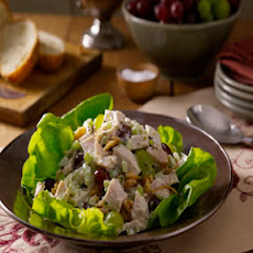 Turkey Salad with Grapes and Walnuts