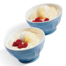 Warm Raspberry Sundae Floats