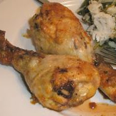 Grilled Chicken Legs With Orange and Rosemary