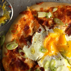 Harissa-Pancetta Breakfast Pizza Recipe