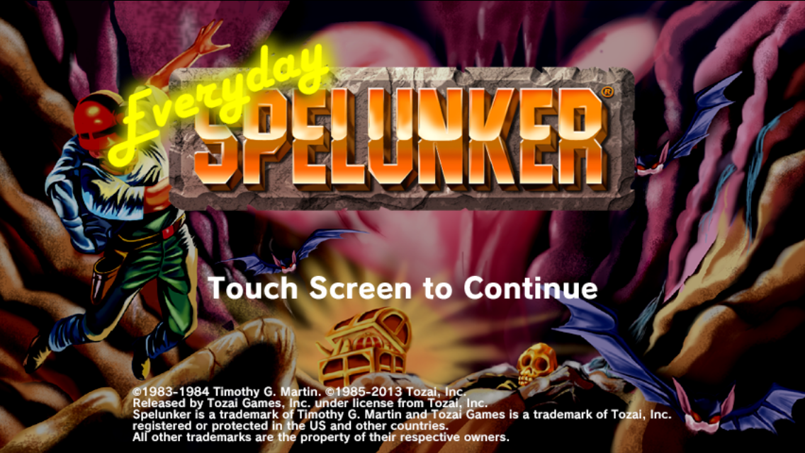 Android application Everyday Spelunker screenshort