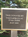 Pole Creek Tree Plaque