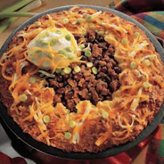 Stuffed Beef and Black Bean Tamale Pie