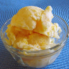 Low Fat Peach Frozen Yogurt