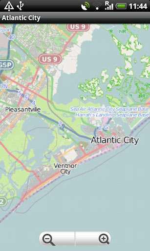 Atlantic City Street Map