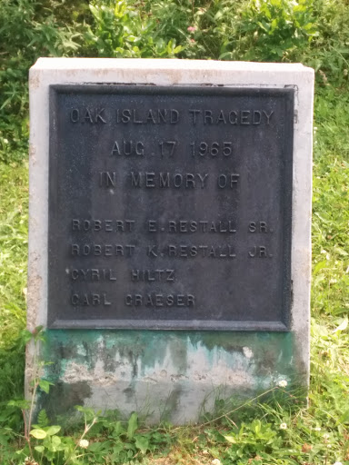 Oak Island Tragedy Plaque