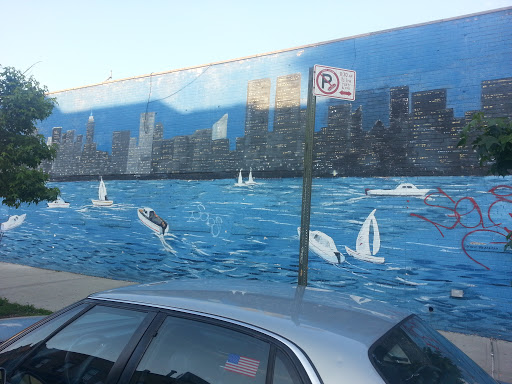 Astoria City Scape Mural 