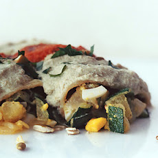 Stuffed Tortillas with Two Sauces