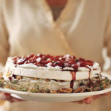 Brie and Walnut Cake