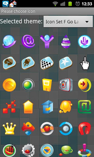 Icon Set F Go Launcher EX